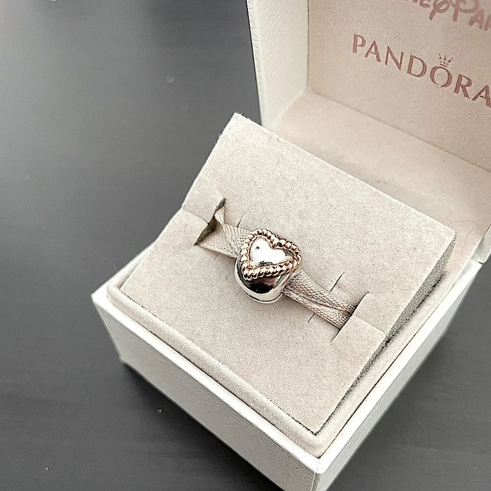 Pandora braided heart clip